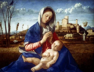 Die Madonna der Wiese, um 1500