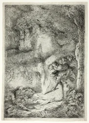 Die Leichen der Heiligen Petrus und Paulus in den Katakomben versteckt
