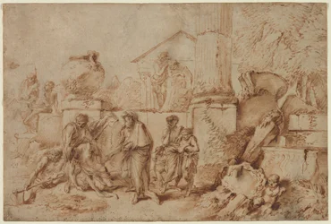 Tobit begräbt die Toten, 1640er Jahre