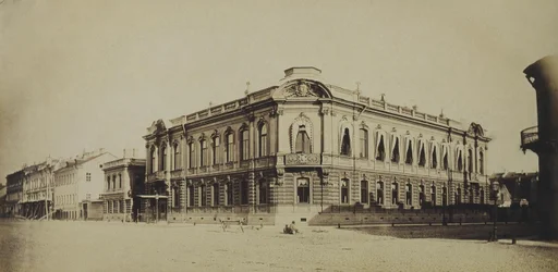 Der Stroganow-Palast in Sankt Petersburg, 1860er Jahre