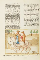 Dekameron, Der Topf lacht über den Kessel - Forese da Rabatta und Giotto reitend, Sechster Tag, Novelle 5
