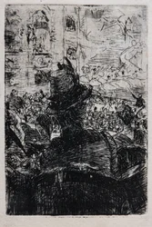In der Oper in Paris, ca. 1880