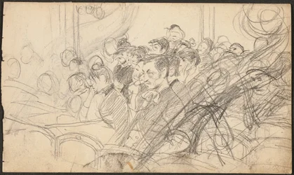 Publikum in einem Pariser Theater I