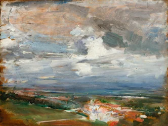 Rosa Landschaft