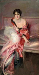 Madame Juillard in Rot, 1912