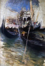 Pier und San Marco in Venedig