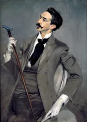 Porträt von Graf Robert de Montesquiou