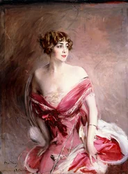 Porträt von Mlle. de Gillespie, La Dame de Biarritz, 1912