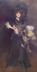 Porträt von Mademoiselle Lantelme