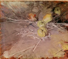 Stillleben mit Äpfeln Calville (Gemälde von Giovanni Boldini)