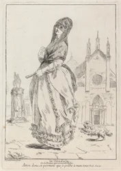 Le Zendale (Frau mit Kapuze, oder die Frau, die aus der Kirche kommt)