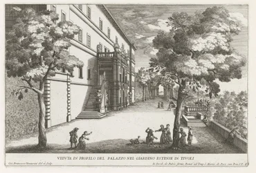 Tuinzijde van de Villa d