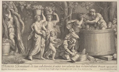 Weinszene, 1704