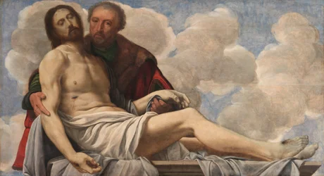Christus mit Joseph von Arimathäa, um 1525