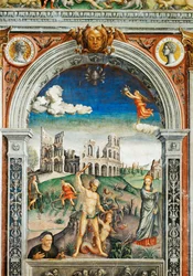 Wandmalereien in der Halle des Tierkreises, Palazzo d