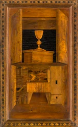 Lignaeanischer Kanonischer Chor, eingelegt von Giovanni Maria Platina 1484, Oberer Stand