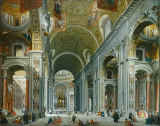 Innenansicht von Sankt Peter, Rom