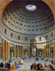 Innenraum des Pantheon, Rom