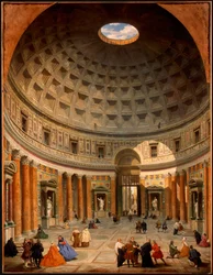 Innenraum des Pantheon, Rom