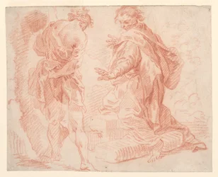 Stehende und kniende Figuren
