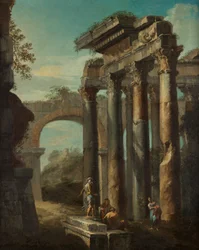Römische Ruinenlandschaft