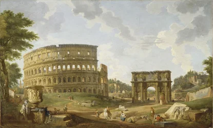 Ansicht des Kolosseums, 1747