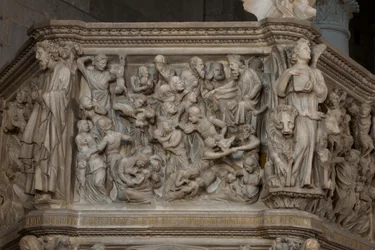 Das Massaker der Unschuldigen, auf der Kanzel in der Kirche Sant