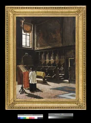 Der Chor der Kirche Sant’Antonio in Mailand, 1879