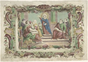 Christus unter den Schriftgelehrten im Tempel Jesus Christus in medio doctorum / Nuestro señor en medio de los doctores