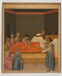 Letzte Ölung, ca. 1360