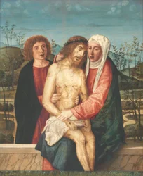 Pietà mit der Jungfrau und St. Johannes