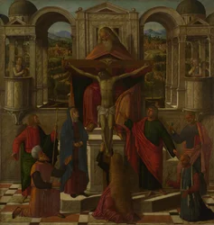 Symbolische Darstellung der Kreuzigung, ca. 1492