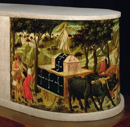 Triumph des Todes, inspiriert von Triumphs von Petrarca (1304-74)