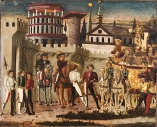 Triumphszene im antiken Stil