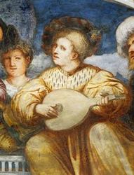 Konzert, Mandolinenspieler unter Freiern