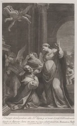 Der heilige Joseph bittet die Jungfrau um Verzeihung, weil er daran gedacht hatte, sie zu verlassen, 1760-1800