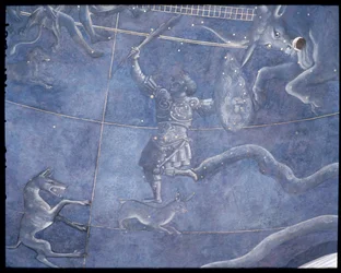 Der Weg der Sonne durch die Sterne in der Nacht des 4. Juli 1442 (Detail)