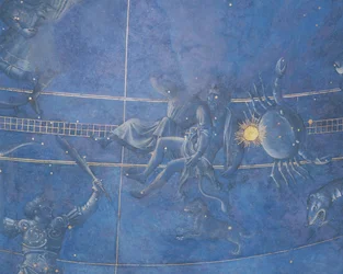 Der Weg der Sonne durch die Sterne in der Nacht des 4. Juli 1442 (Detail)