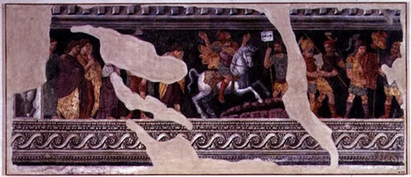 Fragment einer Triumphszene
