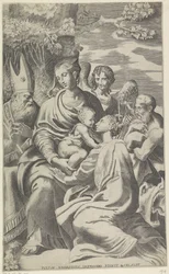 Maria mit dem Christuskind und Heiligen