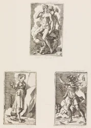 Mercurius, aus Planeten, Tafel 6, 1530-70
