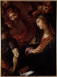 Jesus und die Jungfrau Maria