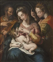 Die Heilige Familie mit der Heiligen Katharina