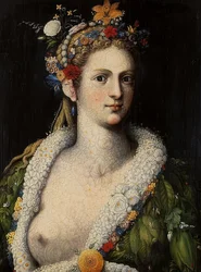 Flora Meretrix. Um 1590