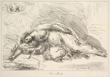 Mit Schwert getötete Frau, 1740-1802