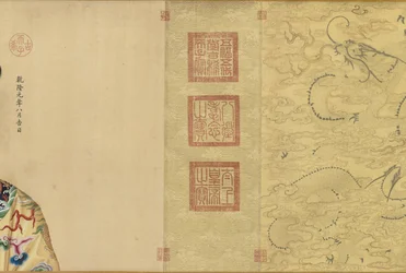 Porträts des Qianlong-Kaisers und seiner zwölf Gemahlinnen, 1736 - ca. 1770er