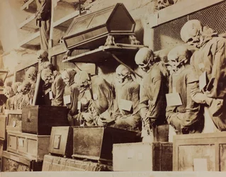 Detail der Katakomben der Kapuzinermönche in Palermo