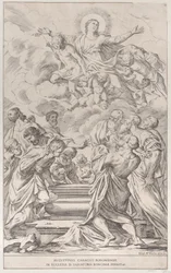 Tafel 2: die Himmelfahrt der Jungfrau, 1678