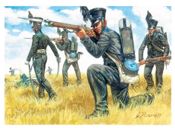 Erstes Kaiserreich: Das Infanterieregiment der Schwarzen Braunschweiger - Illustration