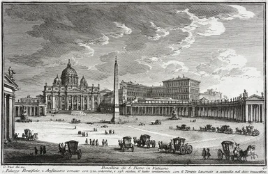 Basilika von St. Peter, Vatikan, ca. 1753